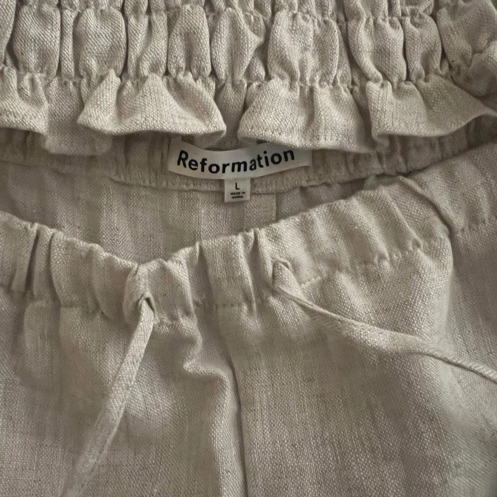 Reformation Linen Pants Set - Picture 5 of 15